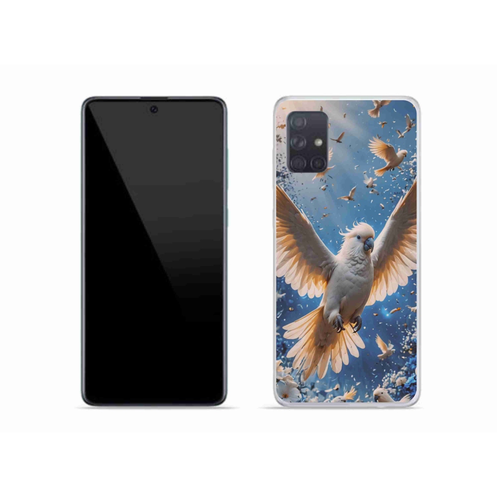 Gélový kryt mmCase na Samsung Galaxy A51 - papagáj kakadu