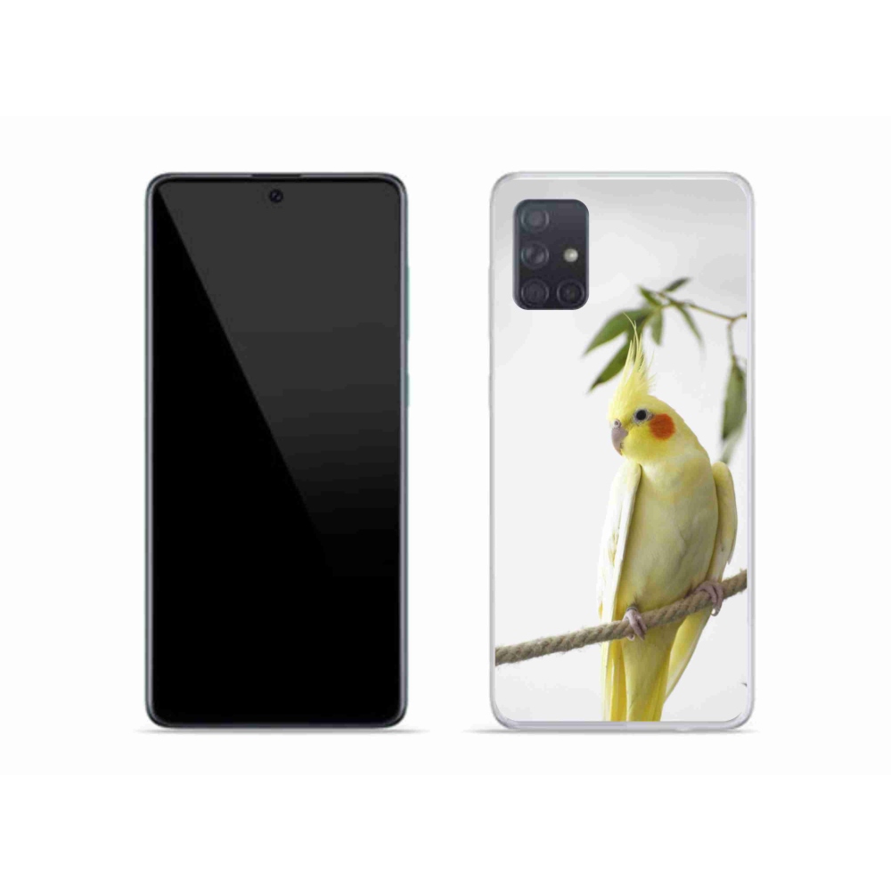 Gélový kryt mmCase na Samsung Galaxy A51 - papagáj korela chocholatá