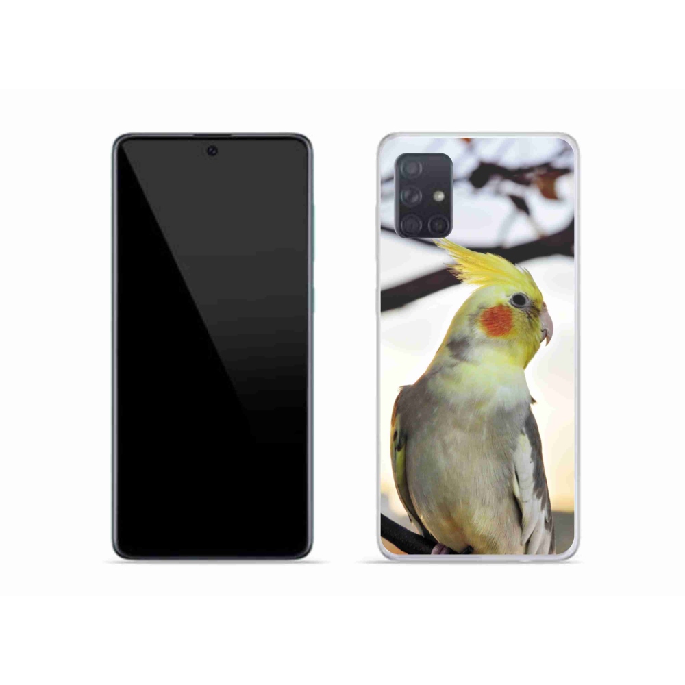 Gélový kryt mmCase na Samsung Galaxy A51 - papagáj korela