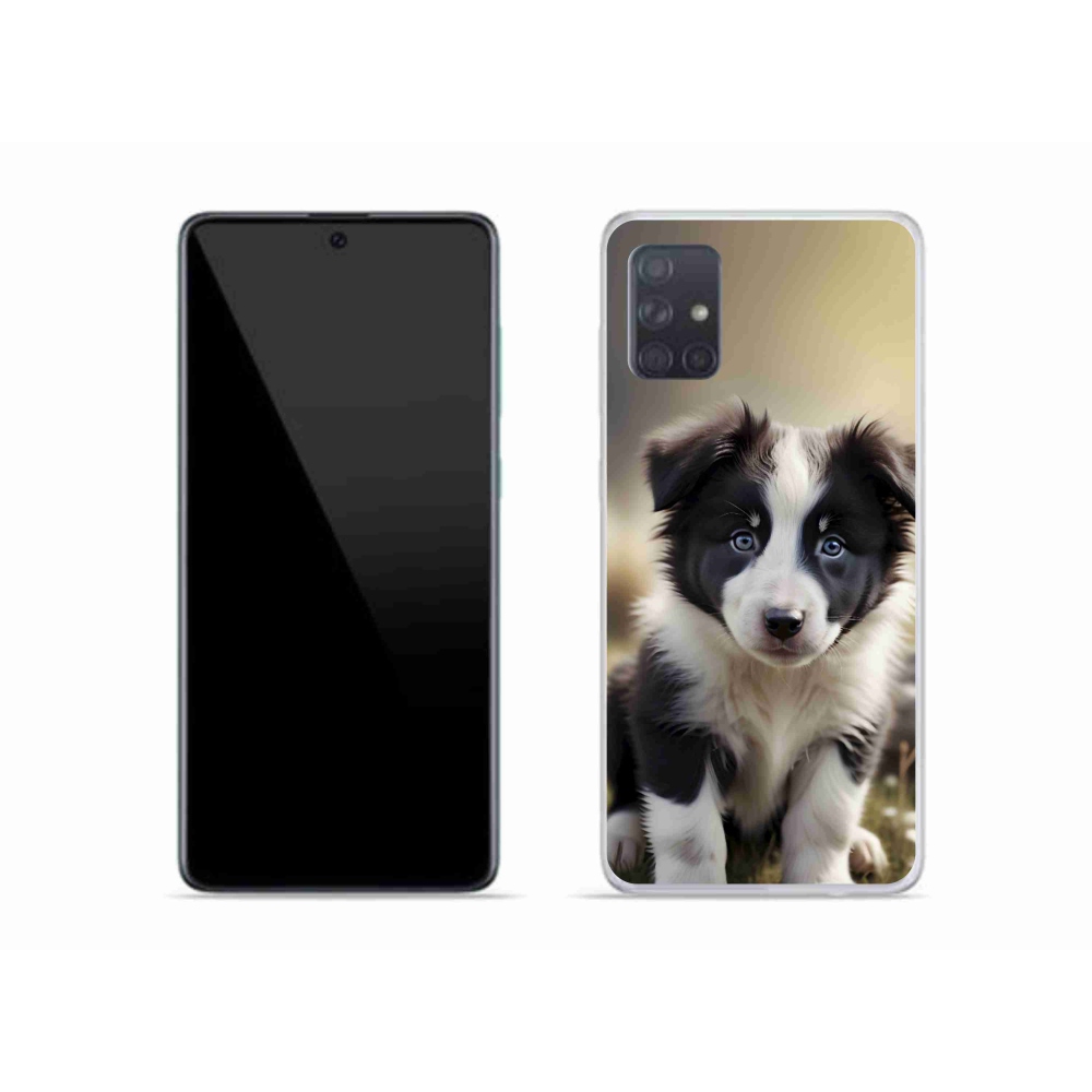 Gélový kryt mmCase na Samsung Galaxy A51 - roztomilá border kólia
