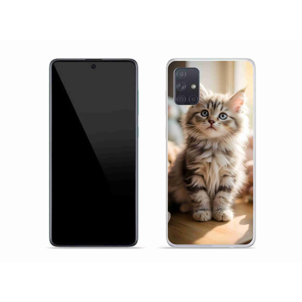 Gélový kryt mmCase na Samsung Galaxy A51 - roztomilé mačiatko 10