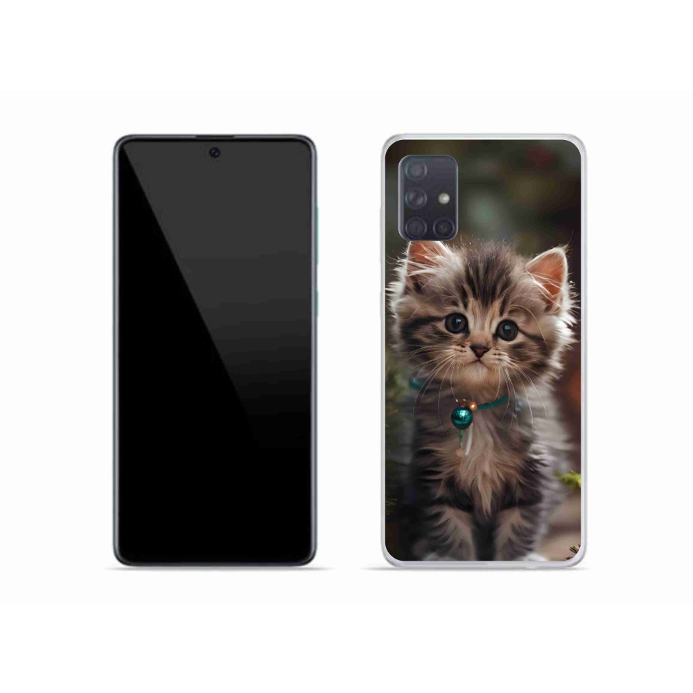 Gélový kryt mmCase na Samsung Galaxy A51 - roztomilé mačiatko 11