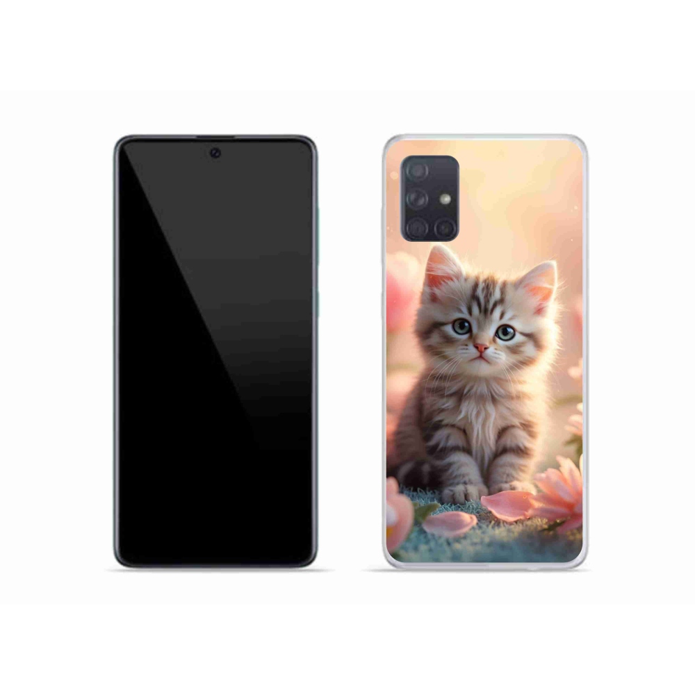 Gélový kryt mmCase na Samsung Galaxy A51 - roztomilé mačiatko 8