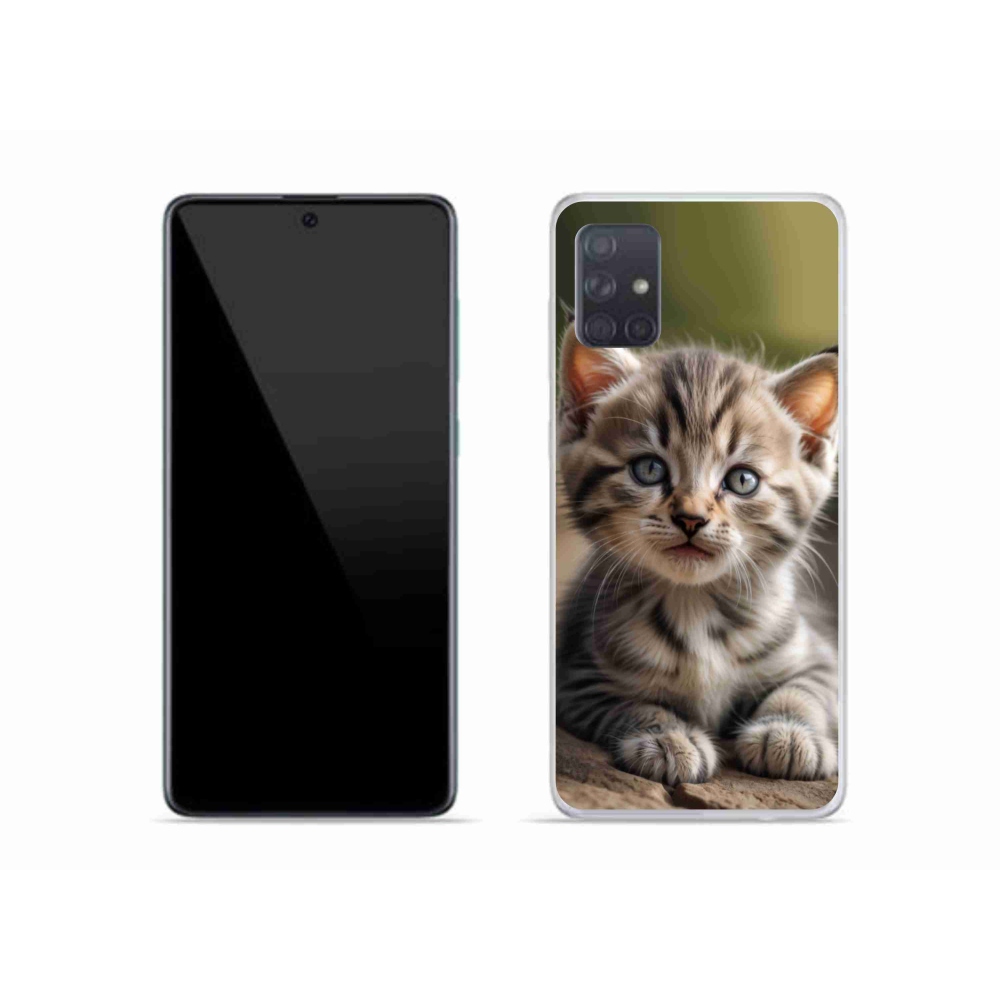 Gélový kryt mmCase na Samsung Galaxy A51 - roztomilé mačiatko 9