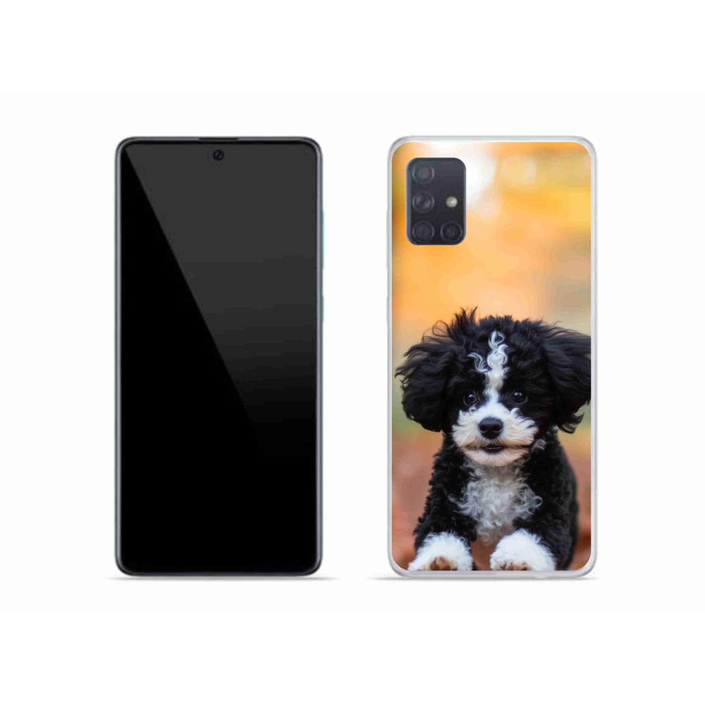 Gélový kryt mmCase na Samsung Galaxy A51 - roztomilé šteňa 2