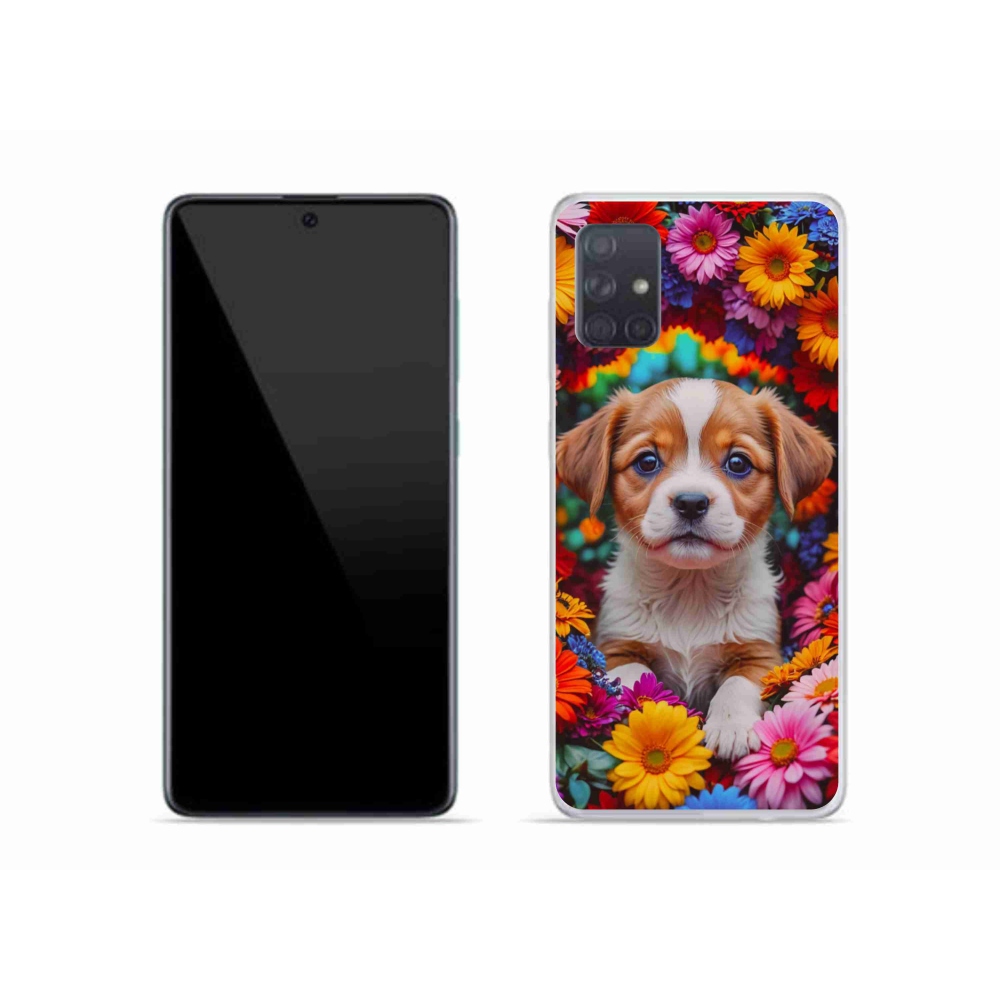 Gélový kryt mmCase na Samsung Galaxy A51 - roztomilé šteňa