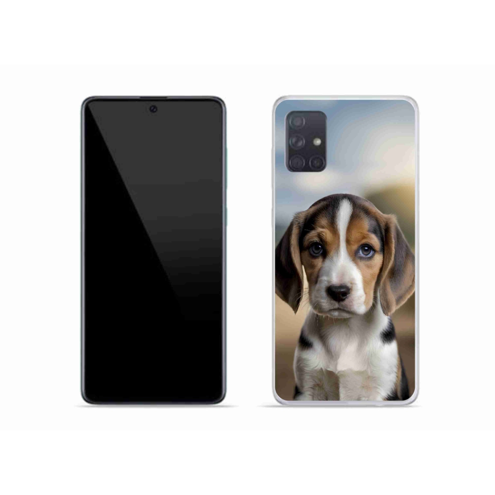 Gélový kryt mmCase na Samsung Galaxy A51 - roztomilý bígl