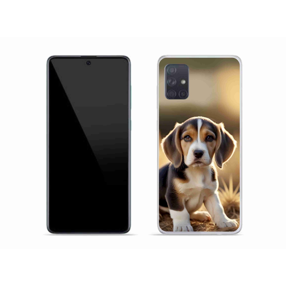 Gélový kryt mmCase na Samsung Galaxy A51 - roztomilý bígl