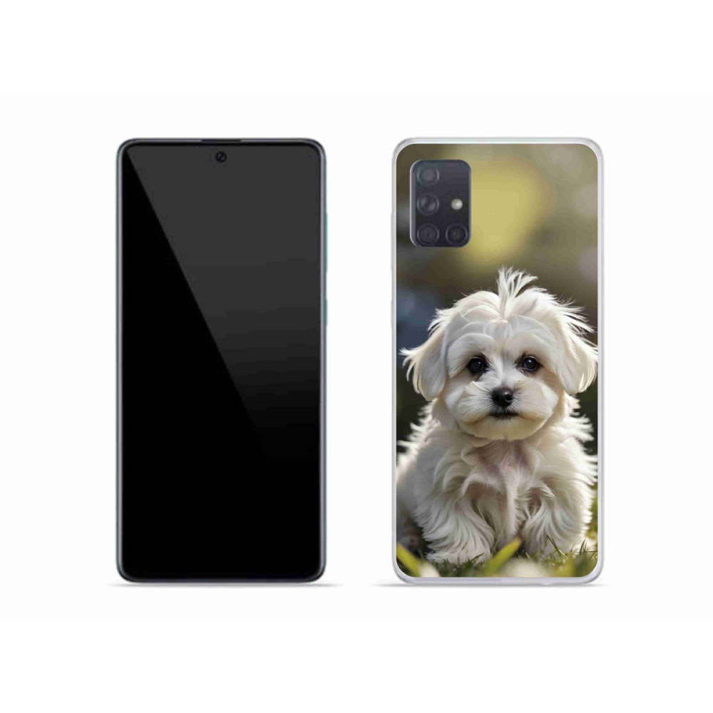 Gélový kryt mmCase na Samsung Galaxy A51 - roztomilý maltézsky psík
