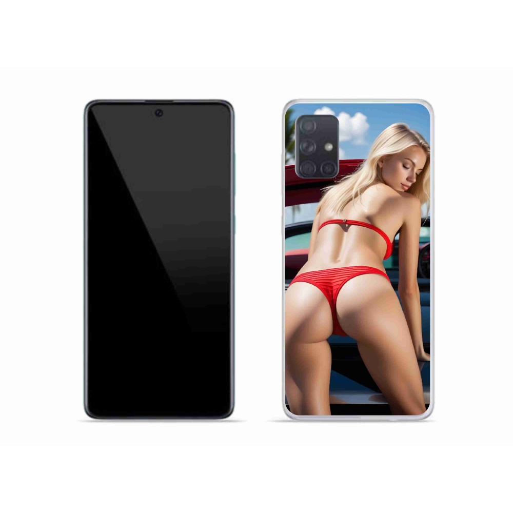 Gélový kryt mmCase Samsung Galaxy A51 - sexy žena 2