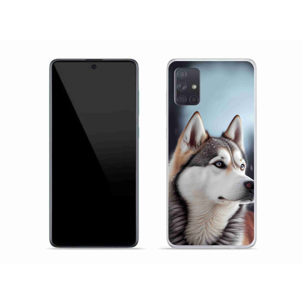 Gélový kryt mmCase na Samsung Galaxy A51 - sibírsky husky