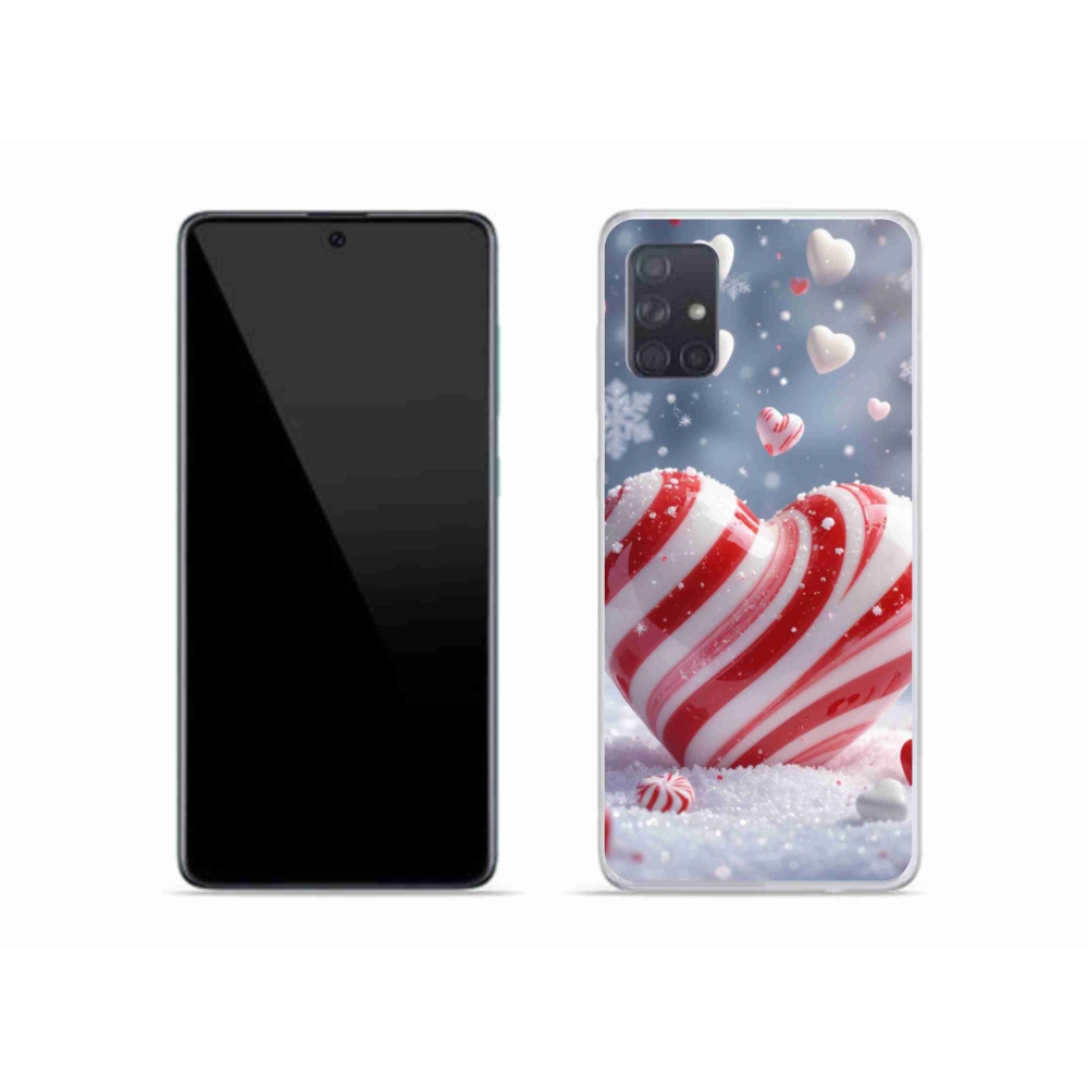 Gélový kryt mmCase na Samsung Galaxy A51 - sladké srdce
