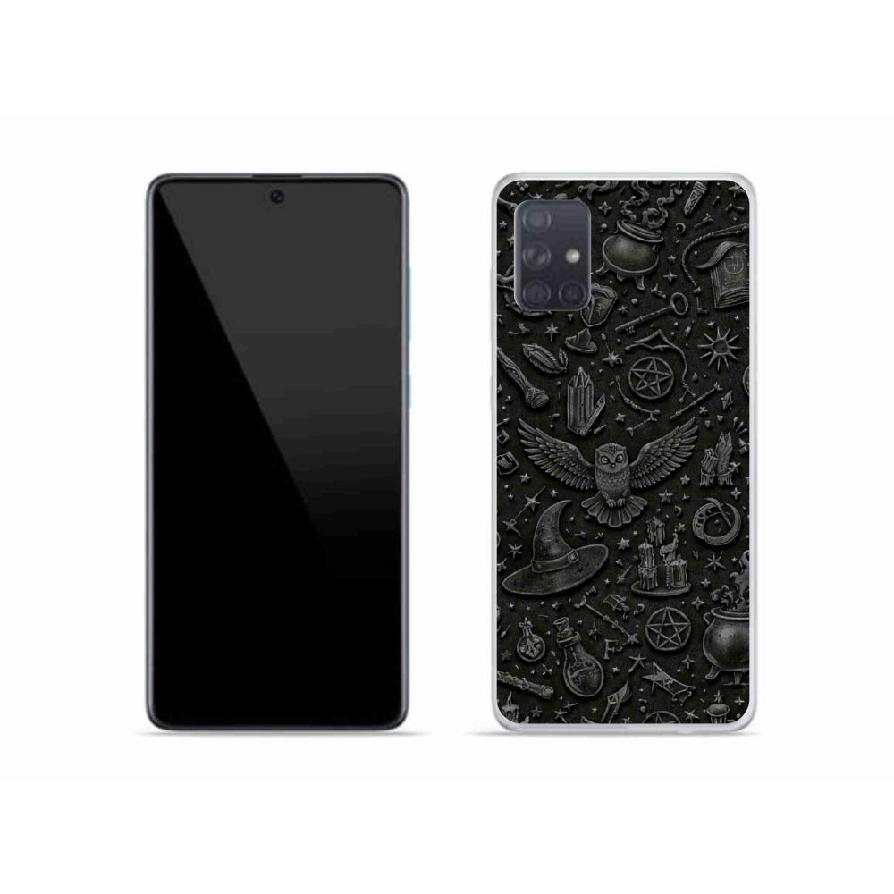 Gélový kryt mmCase na Samsung Galaxy A51 - tmavý magický svet