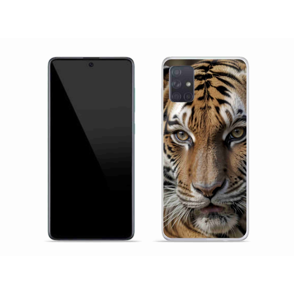Gélový kryt mmCase na Samsung Galaxy A51 - tigrie pohľad