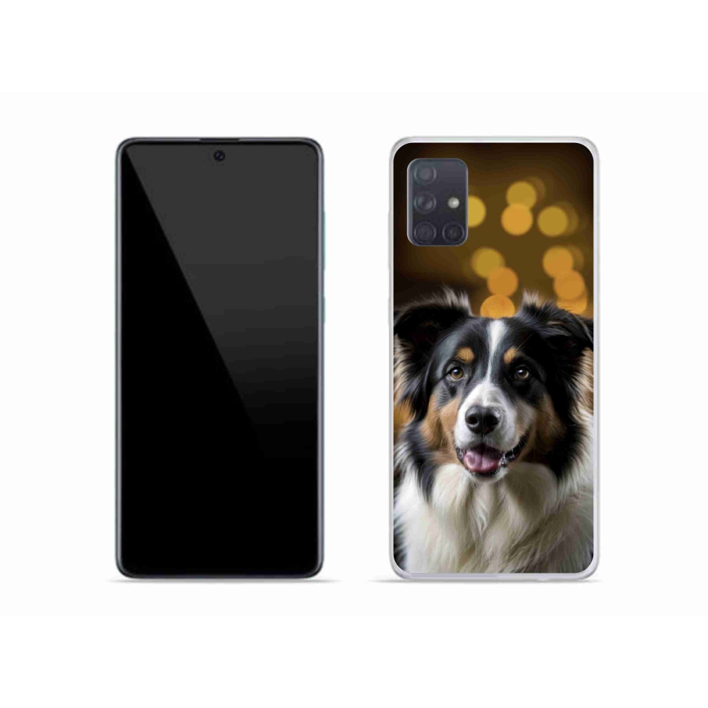 Gélový kryt mmCase na Samsung Galaxy A51 - usmievavý austrálsky ovčiak