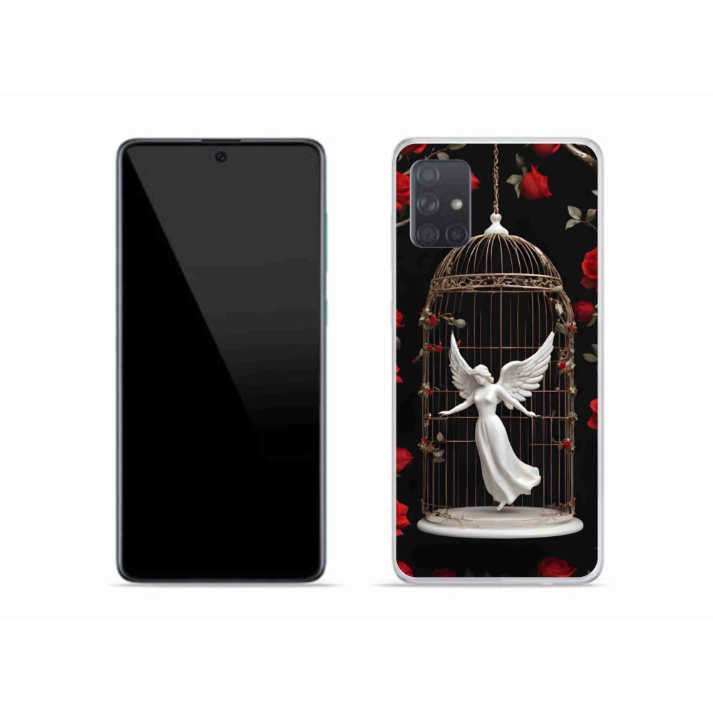 Gélový kryt mmCase na Samsung Galaxy A51 - uväznený anjel