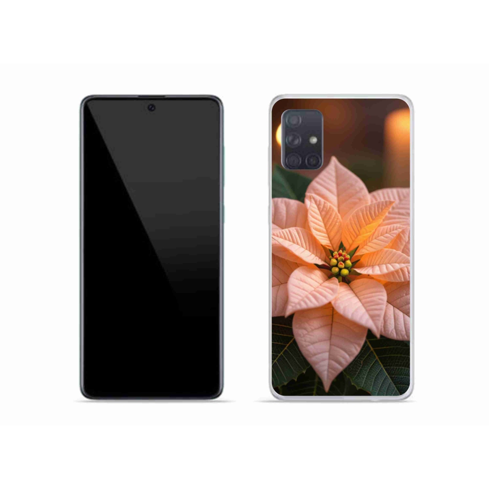 Gélový kryt mmCase na Samsung Galaxy A51 - vianočná hviezda