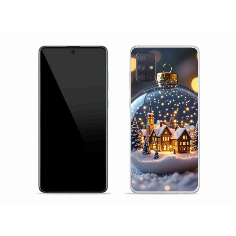 Gélový kryt mmCase na Samsung Galaxy A51 - vianočné gule 4