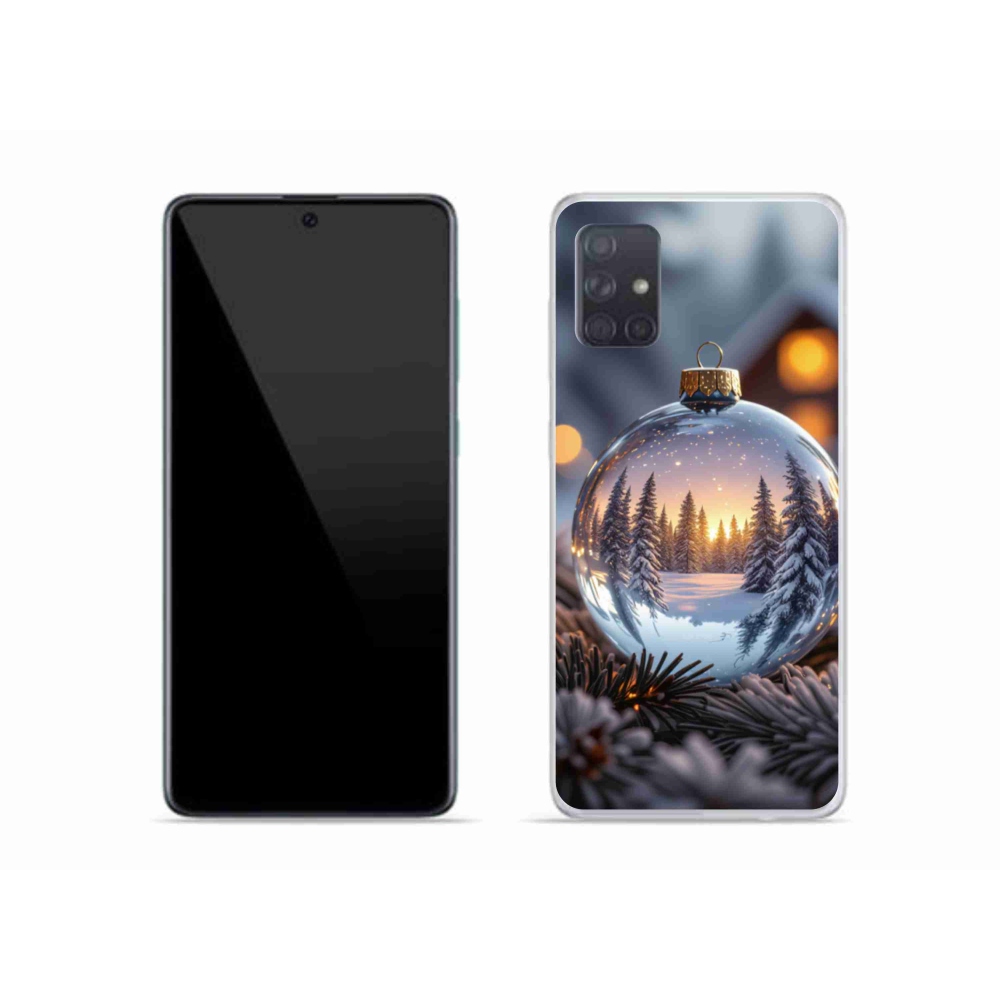 Gélový kryt mmCase na Samsung Galaxy A51 - vianočná ozdoba