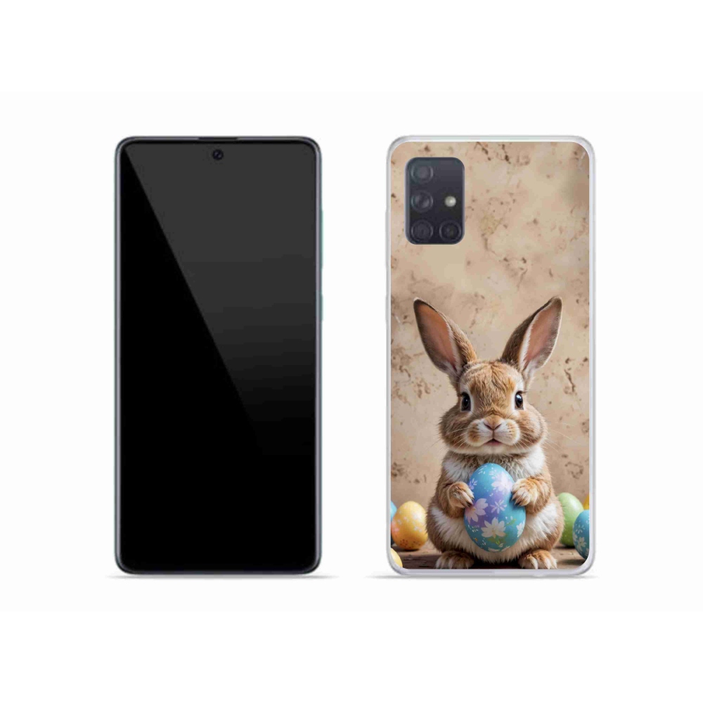 Gélový kryt mmCase na Samsung Galaxy A51 - veľkonočný zajačik