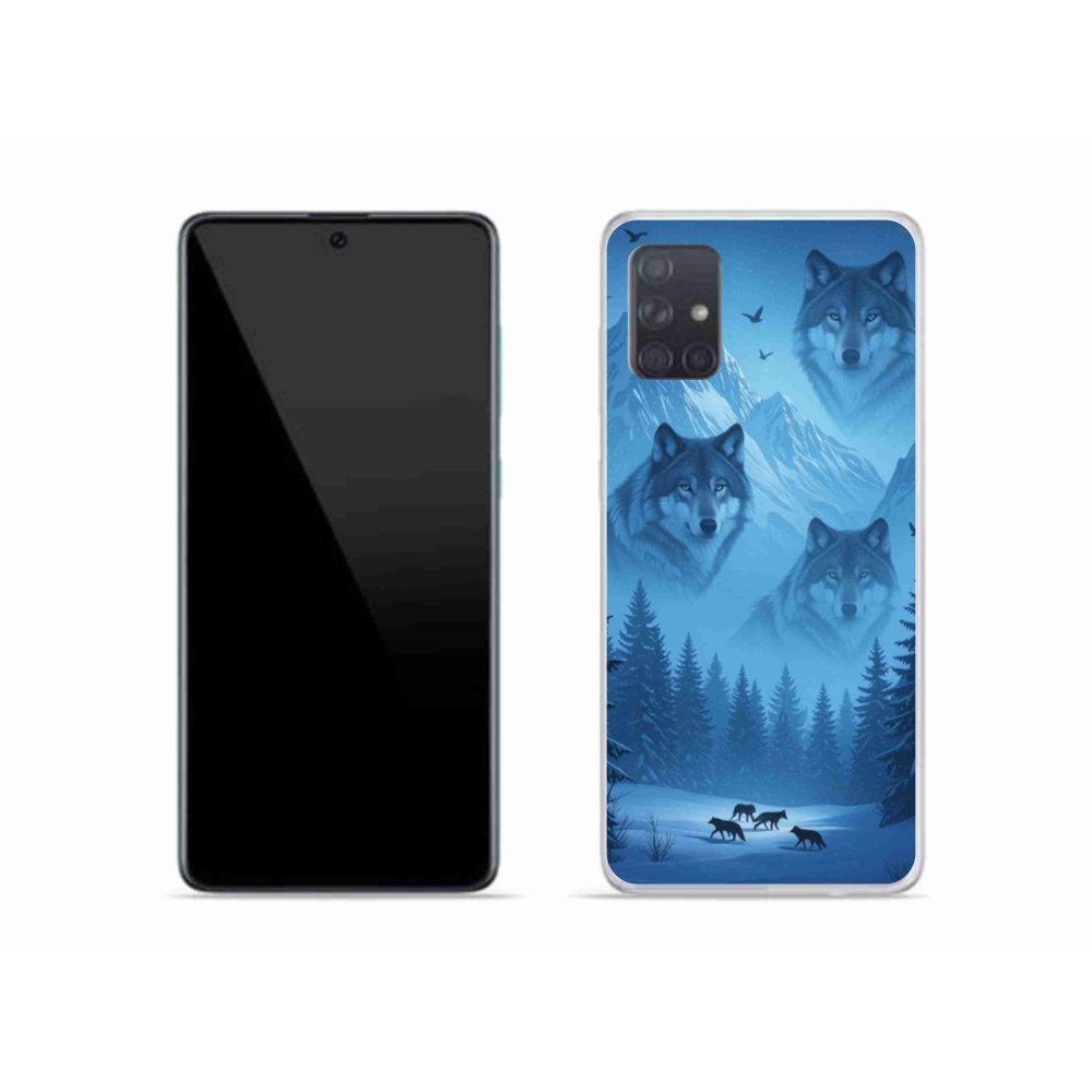 Gélový kryt mmCase na Samsung Galaxy A51 - vlčia svorka