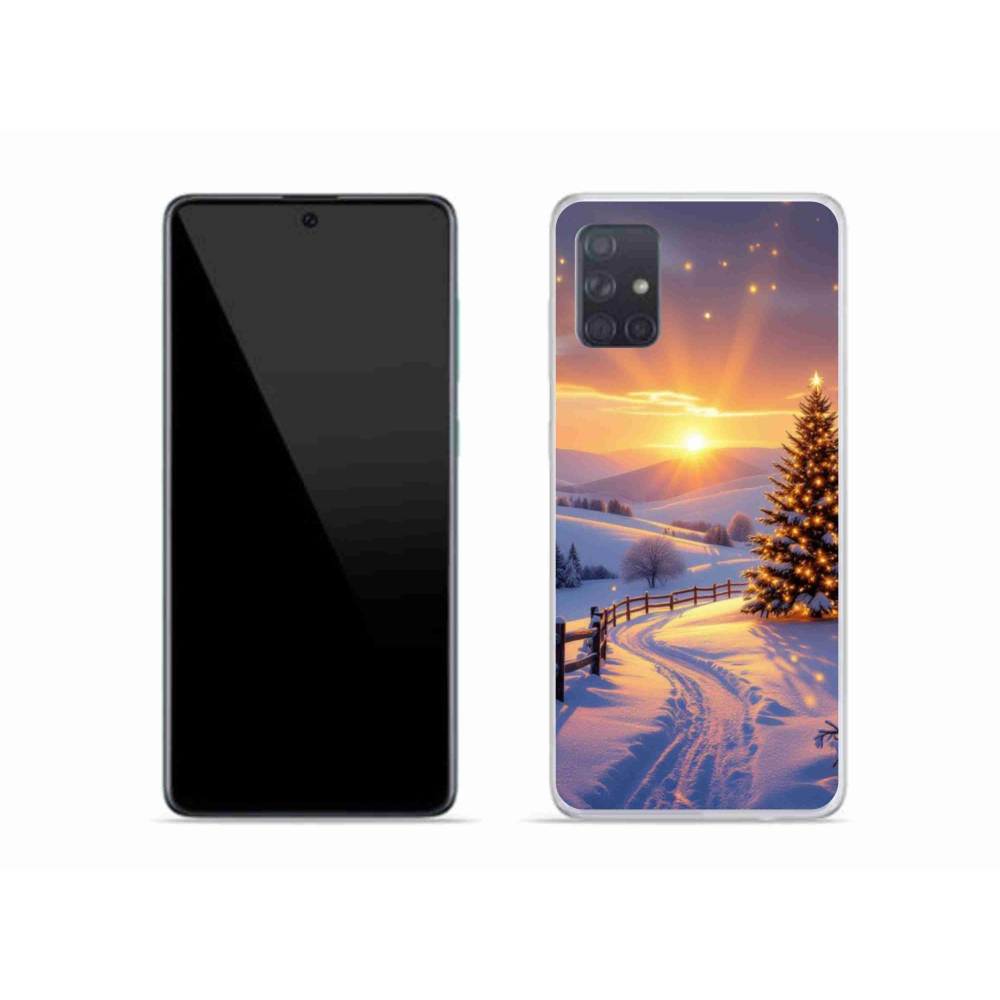 Gélový kryt mmCase na Samsung Galaxy A51 - zimná krajina