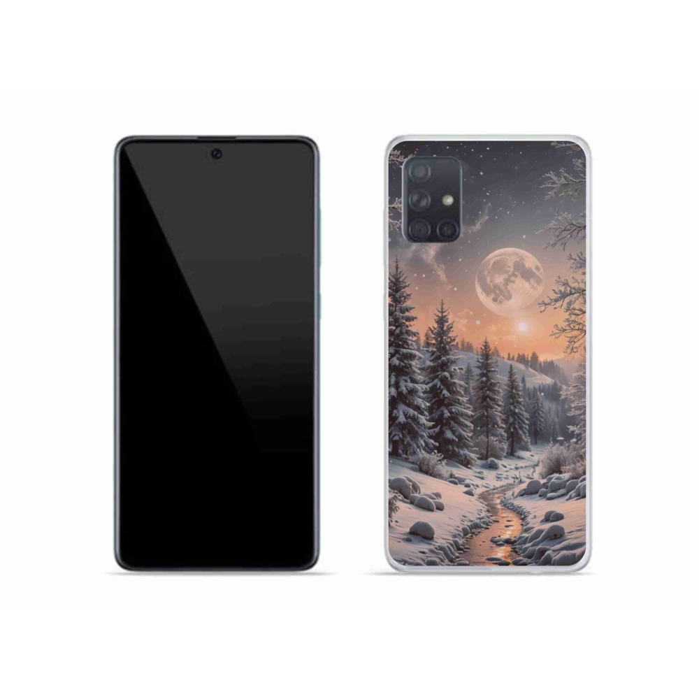 Gélový kryt mmCase na Samsung Galaxy A51 - zimná krajina 2