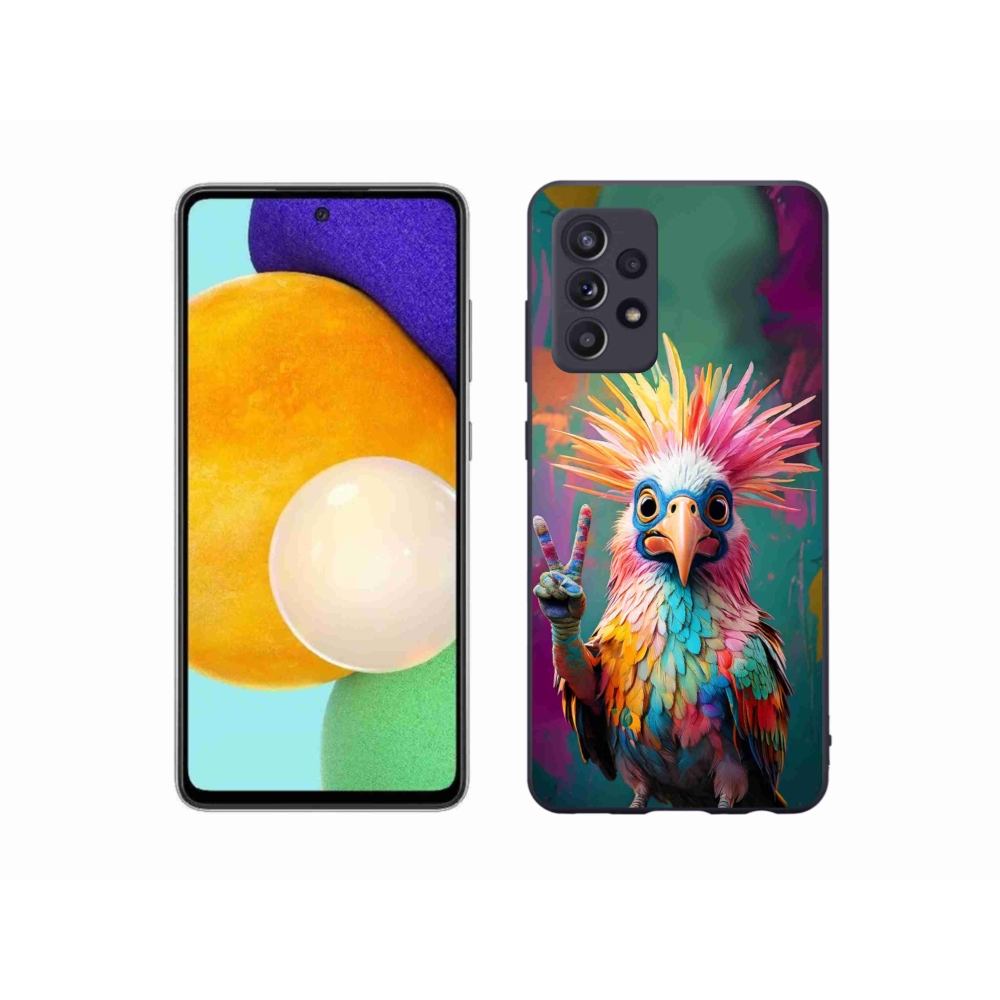 Gélový kryt mmCase na Samsung Galaxy A52/52 5G - farebný rebel