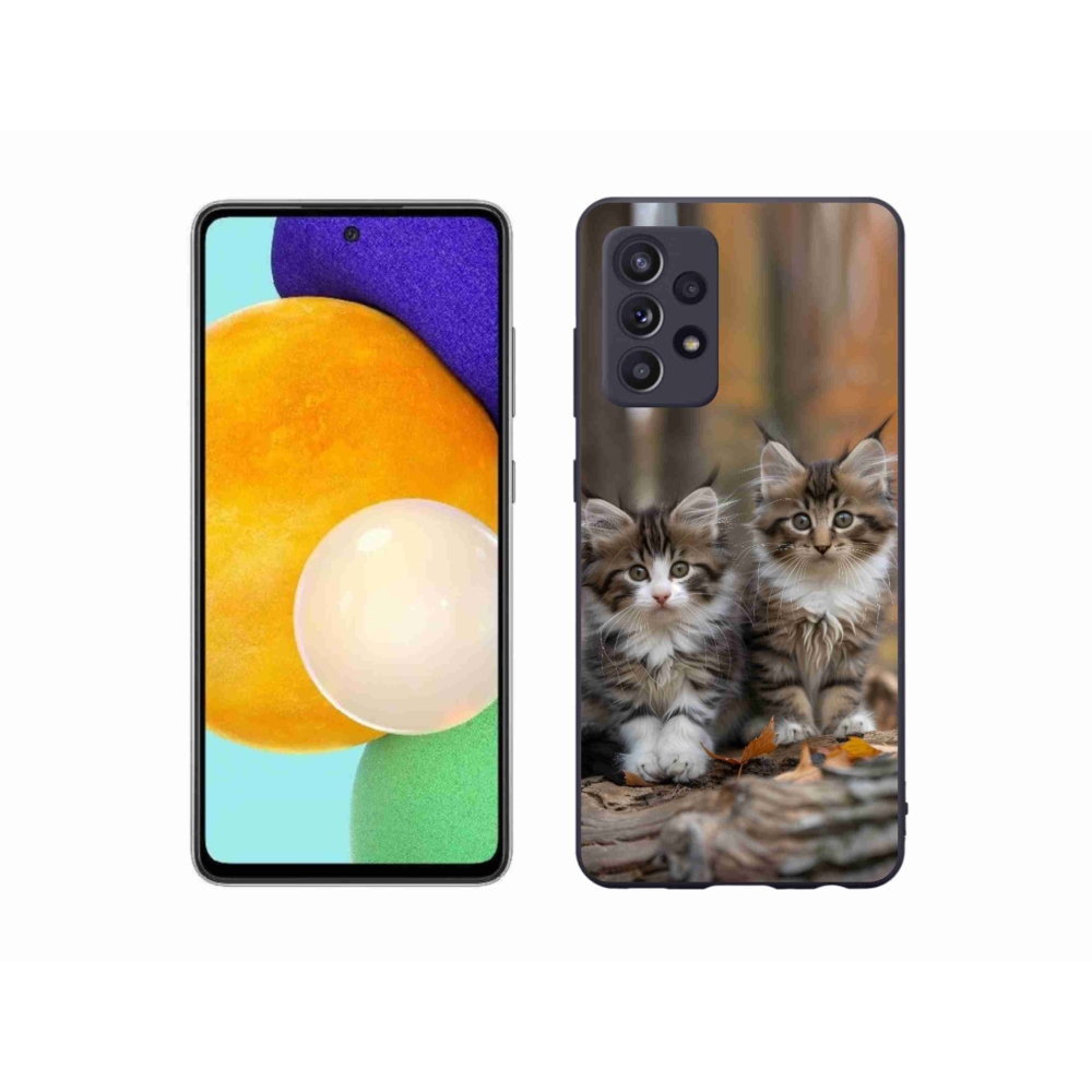 Gélový kryt mmCase na Samsung Galaxy A52/52 5G - mačacie duo 3