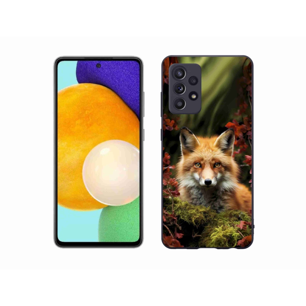 Gélový kryt mmCase na Samsung Galaxy A52/52 5G - líška v lese