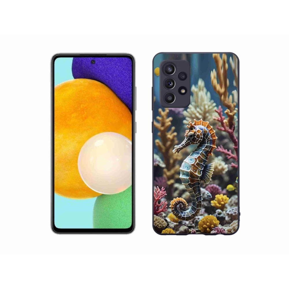 Gélový kryt mmCase na Samsung Galaxy A52/52 5G - morský koník 2