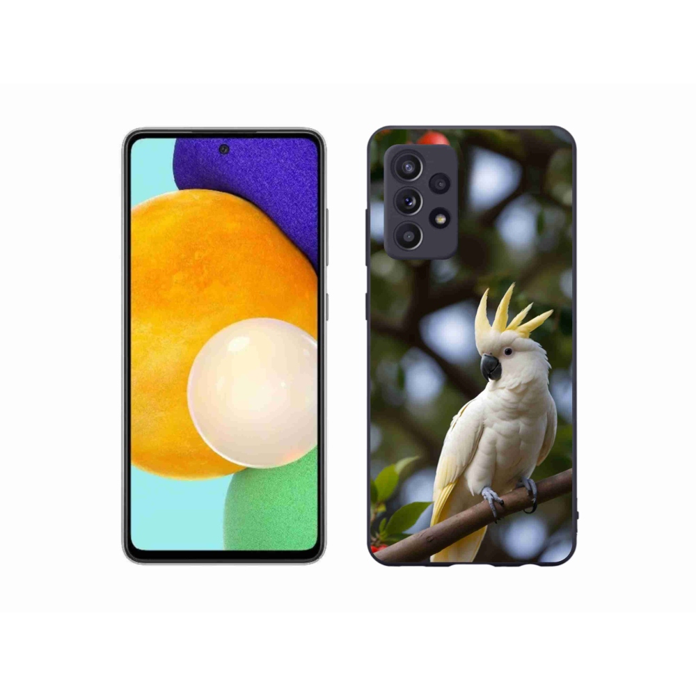 Gélový kryt mmCase na Samsung Galaxy A52/52 5G - papagáj kakadu 3
