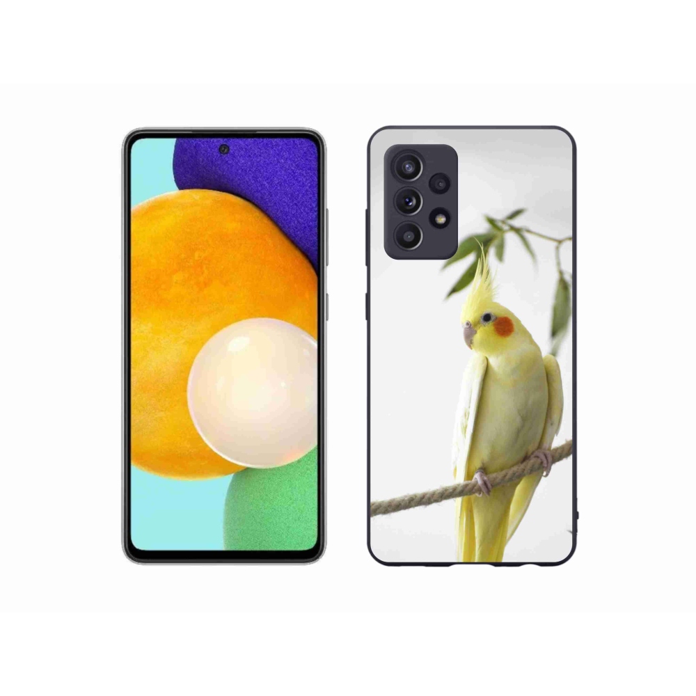 Gélový kryt mmCase na Samsung Galaxy A52/52 5G - papagáj korela chocholatá