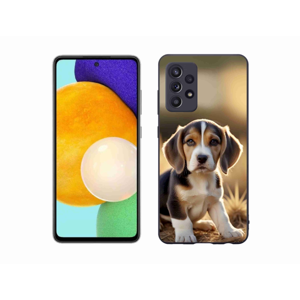 Gélový kryt mmCase na Samsung Galaxy A52/52 5G - roztomilý bígl