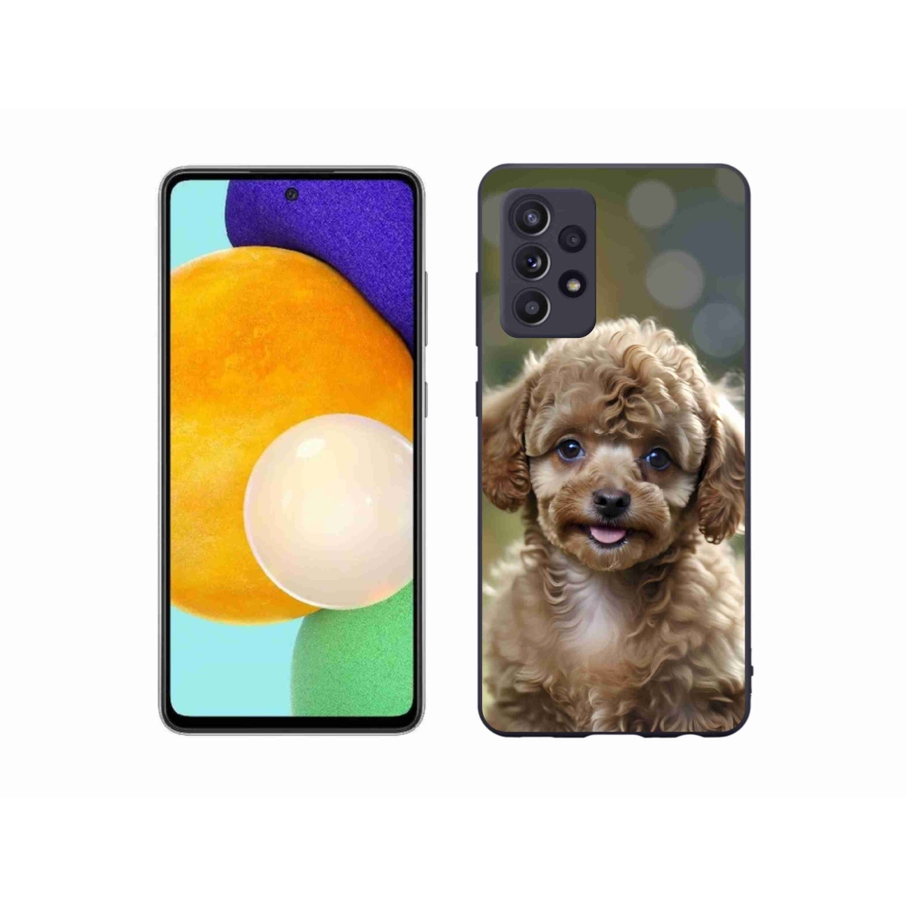 Gélový kryt mmCase na Samsung Galaxy A52/52 5G - roztomilý pudel