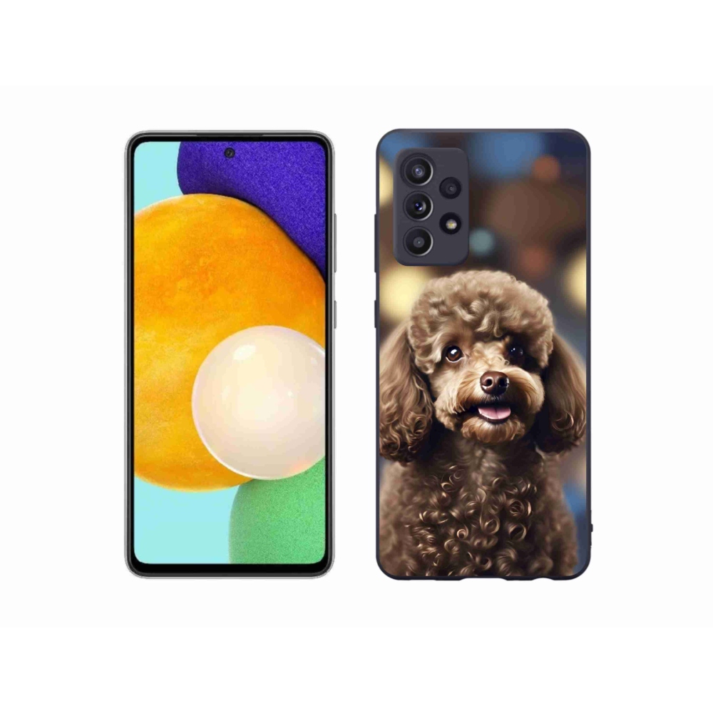 Gélový kryt mmCase na Samsung Galaxy A52/52 5G - roztomilý pudel