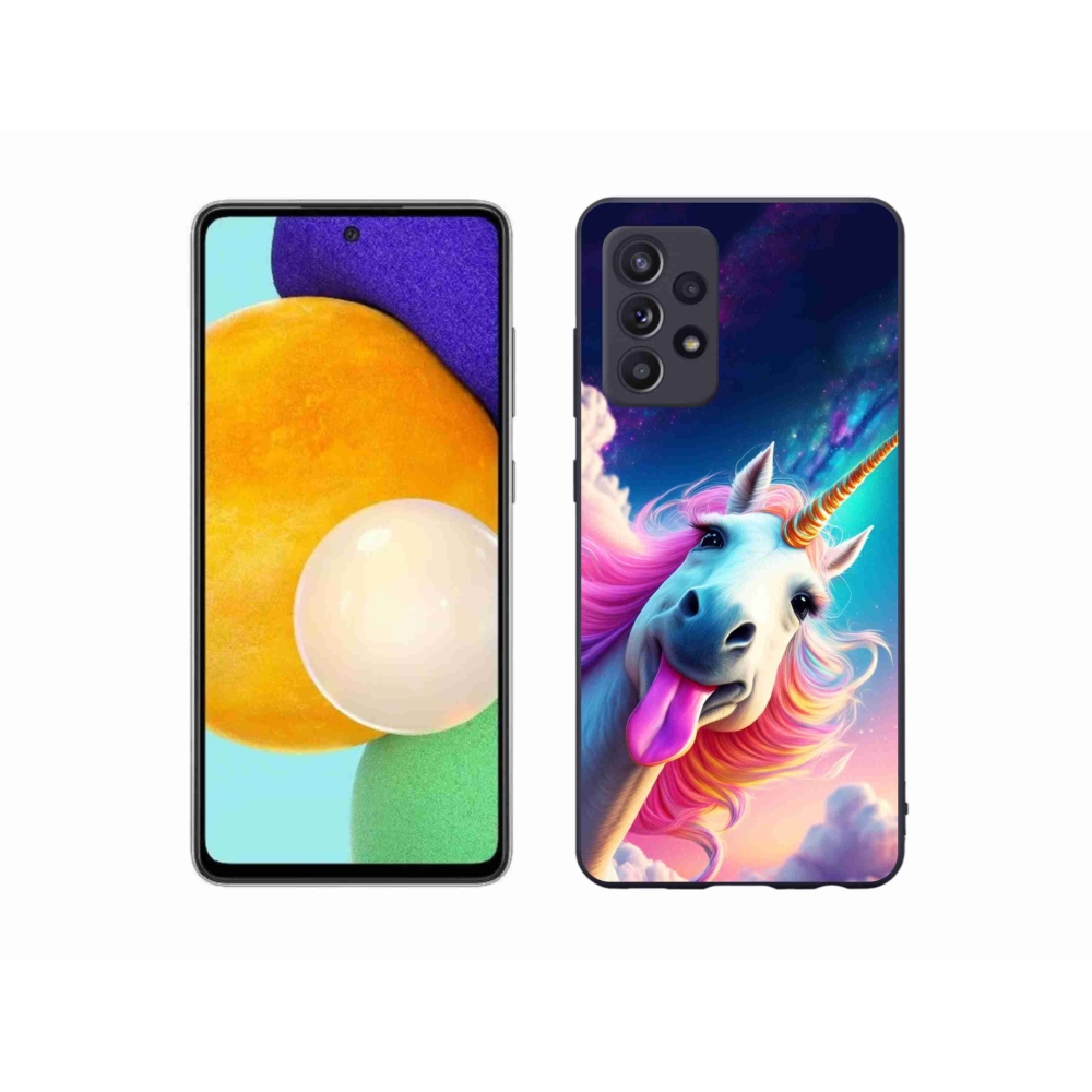 Gélový kryt mmCase na Samsung Galaxy A52/52 5G - šialený jednorožec