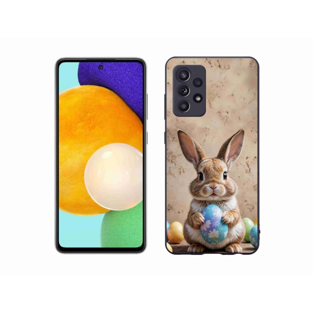 Gélový kryt mmCase na Samsung Galaxy A52/52 5G - veľkonočný zajačik
