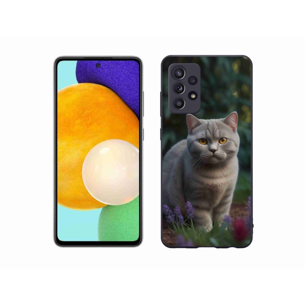 Gélový kryt mmCase na Samsung Galaxy A52/A52 5G - britská mačka