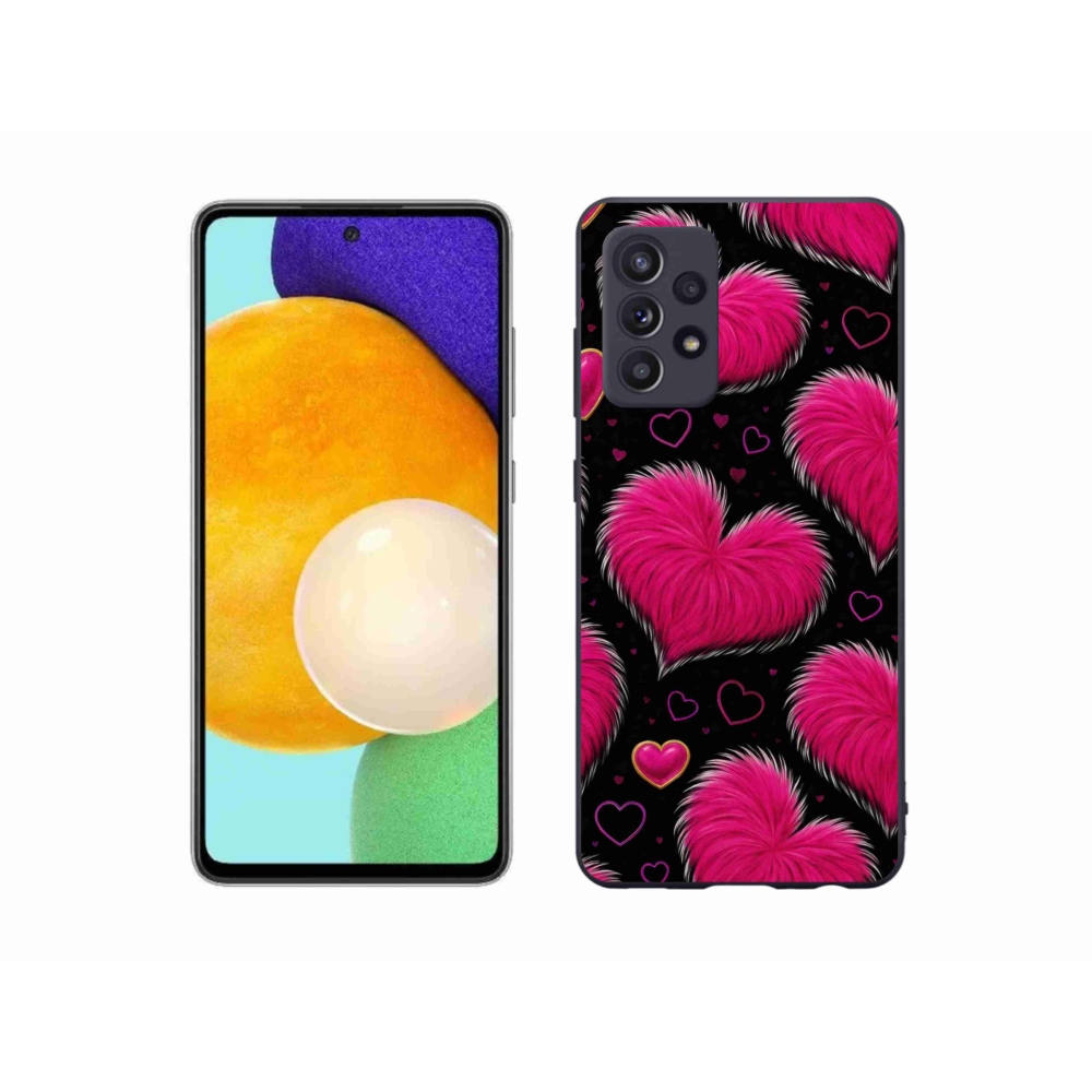 Gélový kryt mmCase na Samsung Galaxy A52/A52 5G - hebké srdce