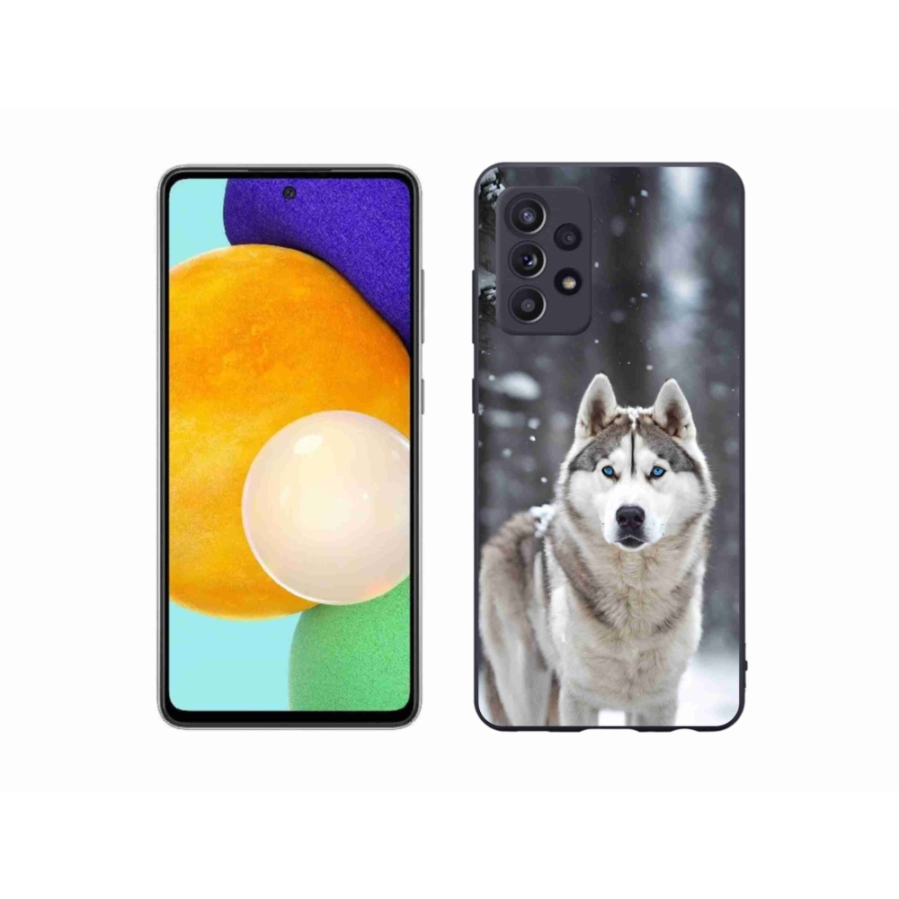 Gélový kryt mmCase na Samsung Galaxy A52/A52 5G - husky 2
