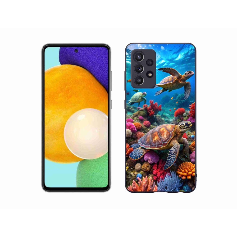 Gélový kryt mmCase na Samsung Galaxy A52/A52 5G - morský svet 2