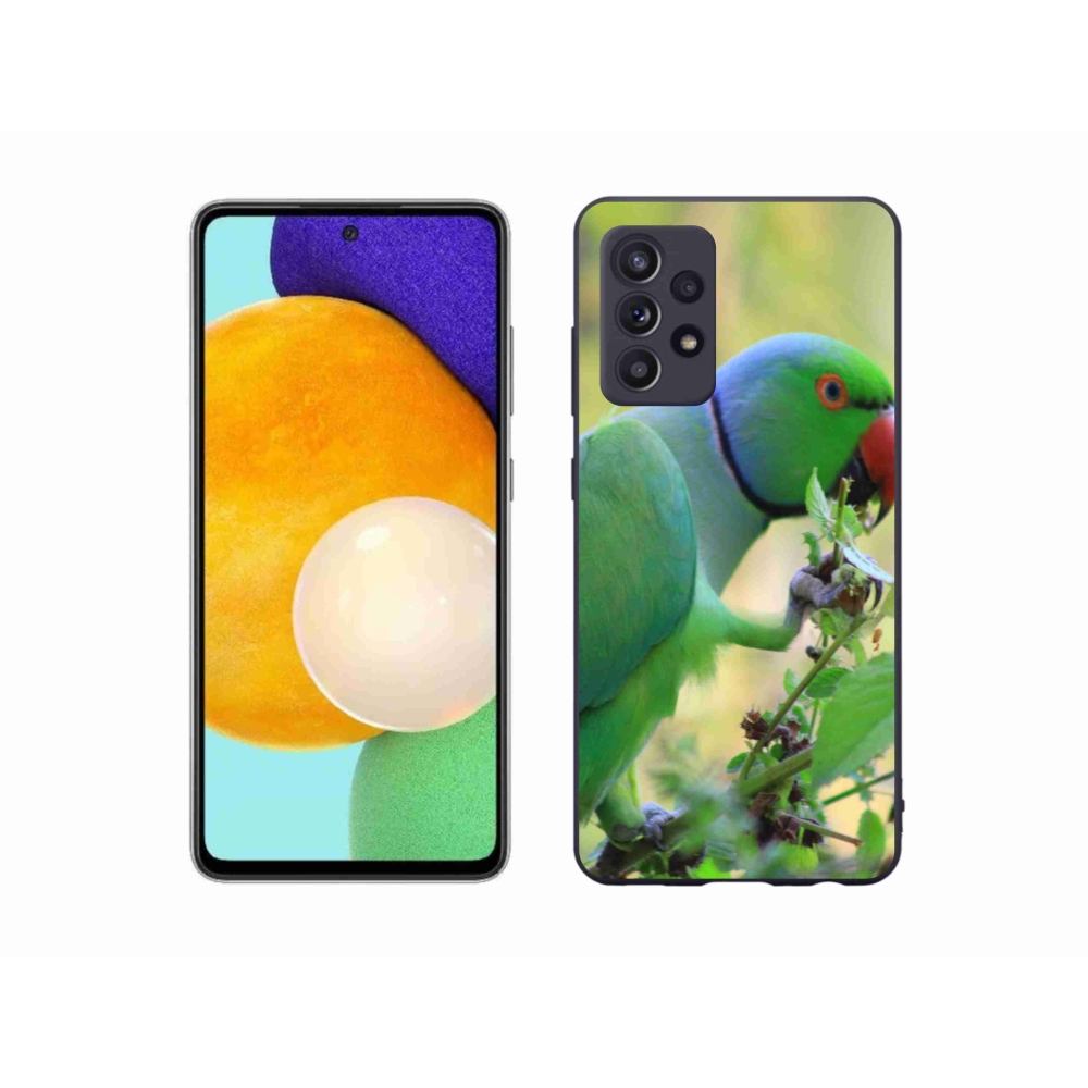Gélový kryt mmCase na Samsung Galaxy A52/A52 5G - papagáj Alexandr