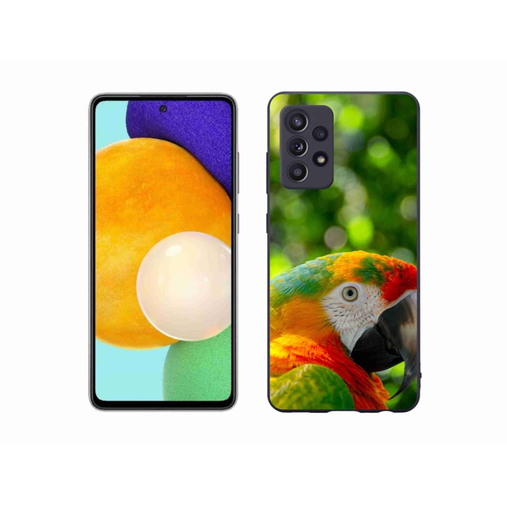 Gélový kryt mmCase na Samsung Galaxy A52/A52 5G - papagáj ara 3