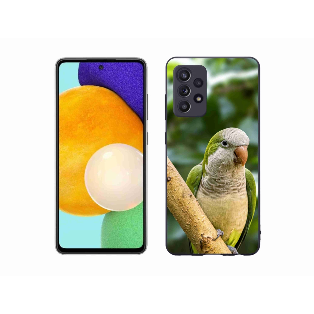 Gélový kryt mmCase na Samsung Galaxy A52/A52 5G - papagáj mníšok