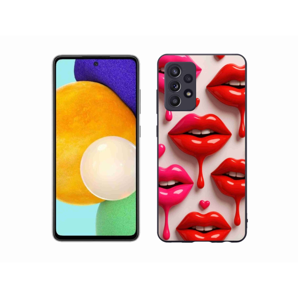Gélový kryt mmCase na Samsung Galaxy A52/A52 5G - pery 2