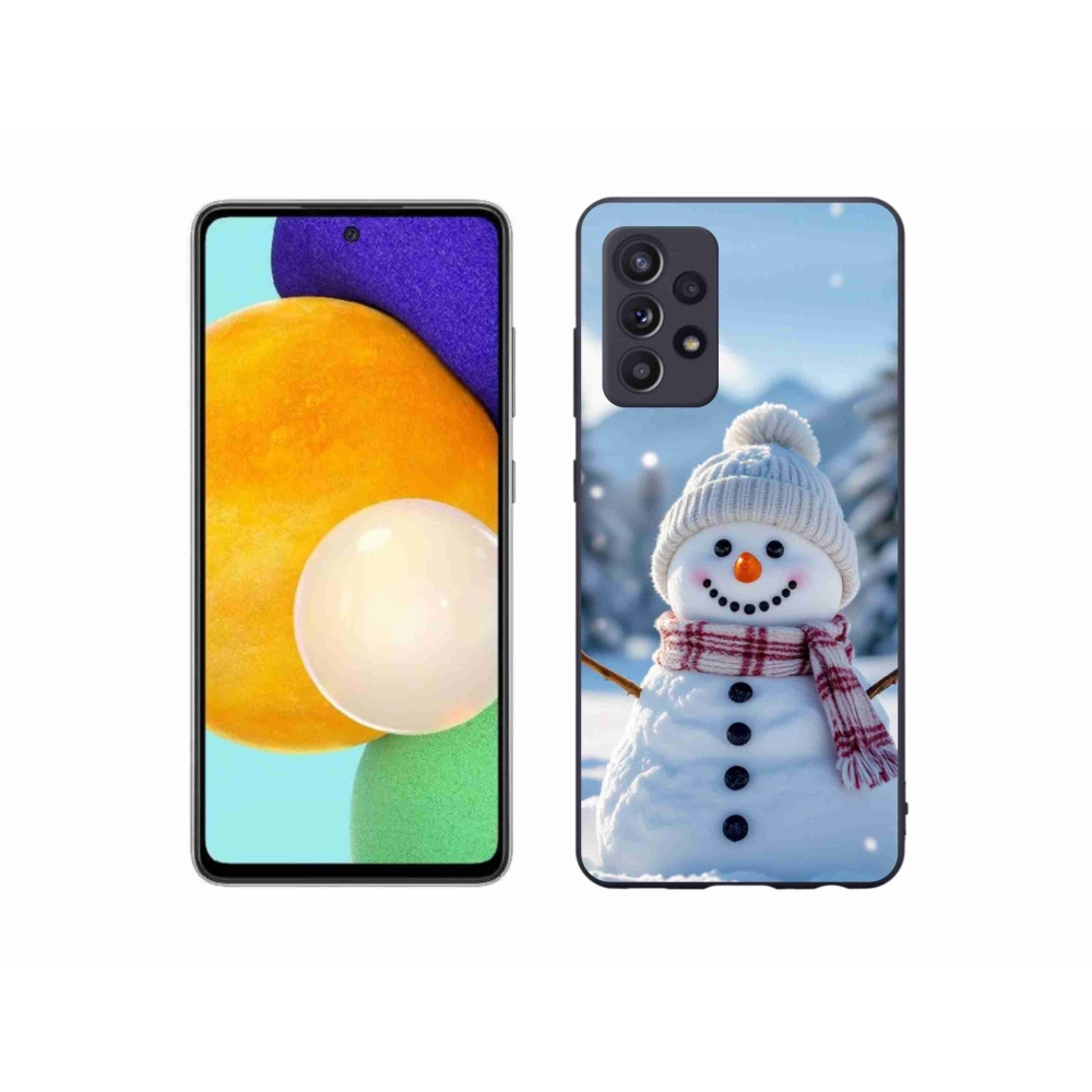 Gélový kryt mmCase na Samsung Galaxy A52/A52 5G - snehuliak 3