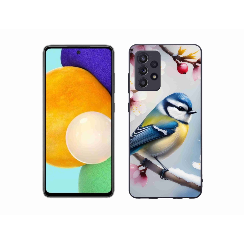 Gélový kryt mmCase na Samsung Galaxy A52/A52 5G - sýkorka