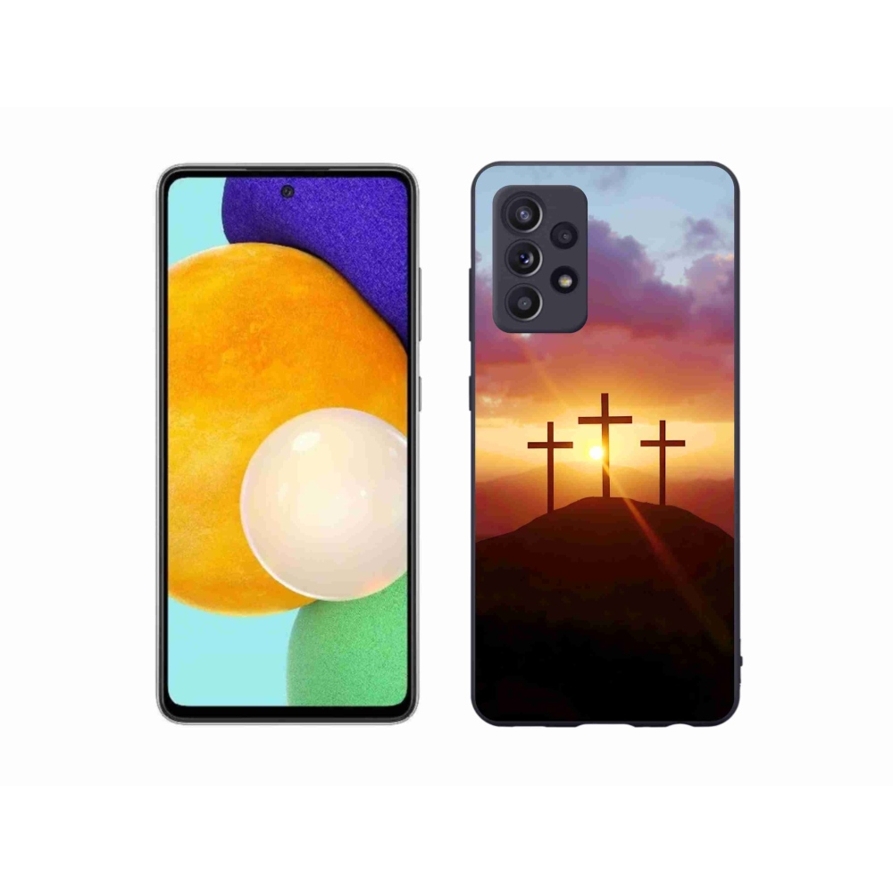 Gélový kryt mmCase na Samsung Galaxy A52/A52 5G - tri kríža