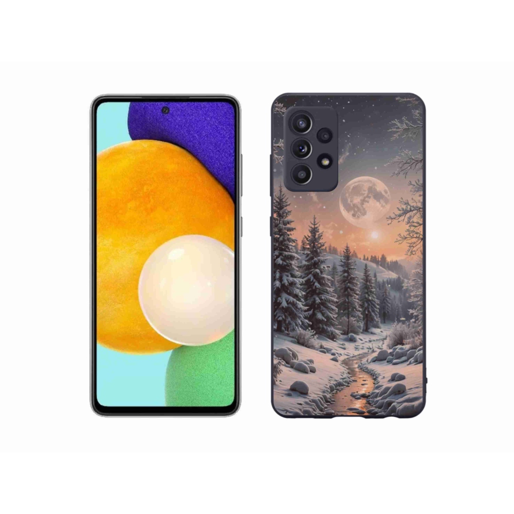 Gélový kryt mmCase na Samsung Galaxy A52/A52 5G - zimná krajina 2